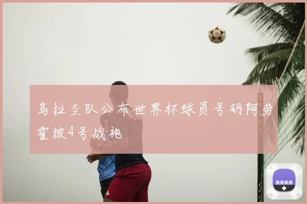 乌拉圭队公布世界杯球员号码阿劳霍披4号战袍