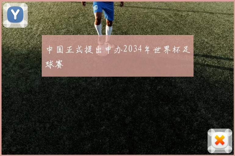 中国正式提出申办2034年世界杯足球赛